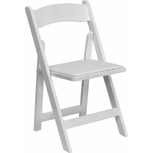 Offex Vinyl Padded Banquet Folding Chair Folding Chair Wayfair